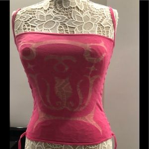 Crop Top With Lace-up Sides